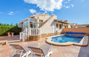 Ref:200-3976-Two Bedroom, Corner Plot, Quad Style Villa In La Regia, Cabo Roig.-Alicante-Spain-Villa-Resale